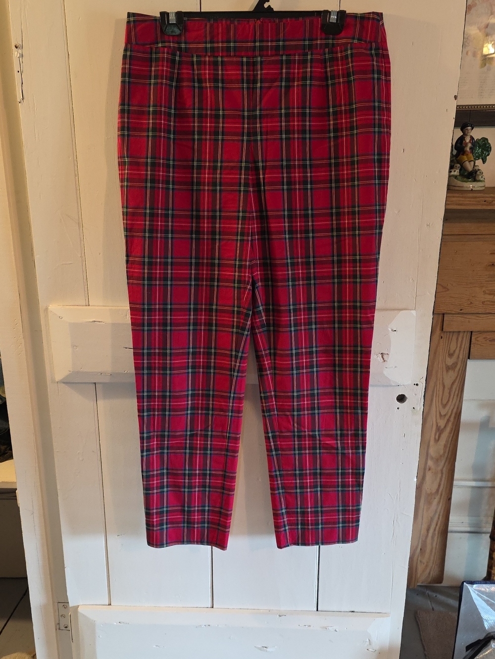 Sail to Sable Red Tartan Plaid Men’s Chinos